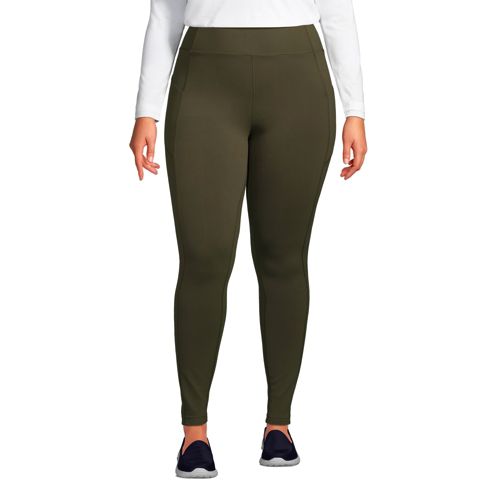Plus Size Compression Leggings With Pockets