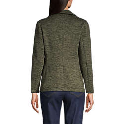 Women's Sweater Fleece Blazer Jacket - The Blazer, Back