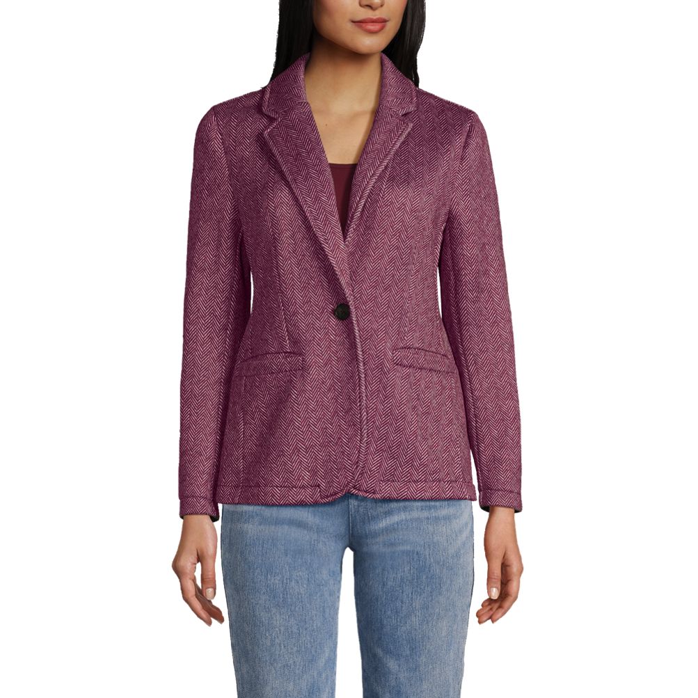 Fleece blazer outlet womens