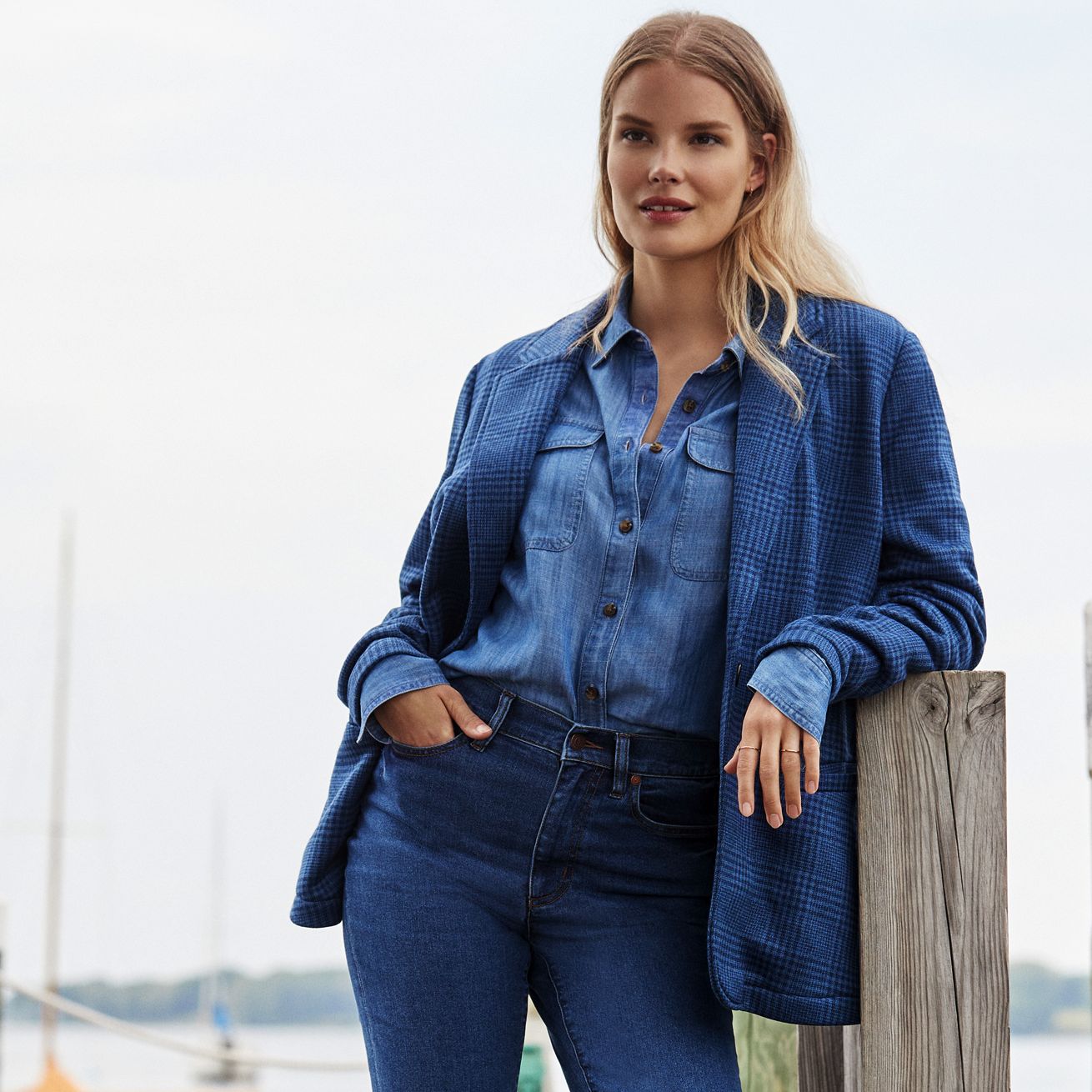 Women's Sweater Fleece Blazer Jacket - The Blazer | Lands' End