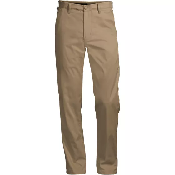 School Uniform Men's Tailored Fit Plain Front Chino Pants - primary