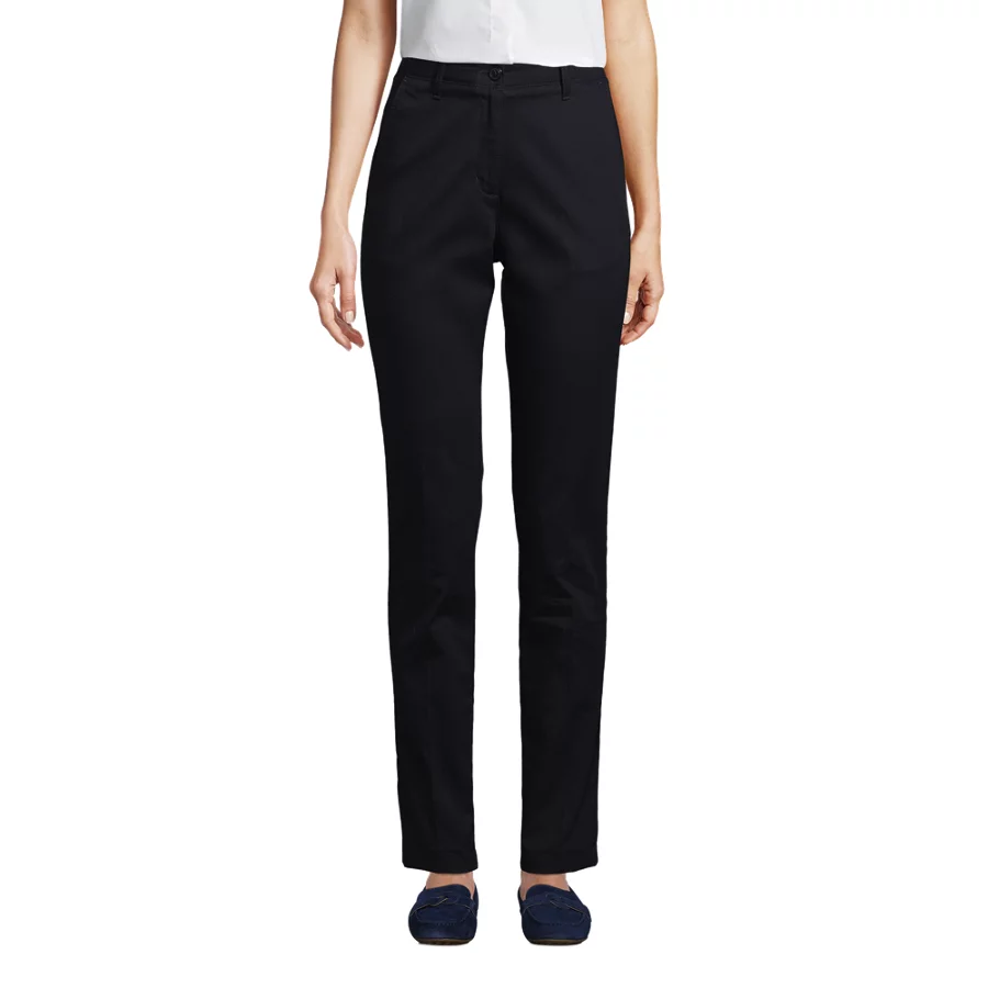 School Uniform Women's Slim Leg Chino Pants view 5
