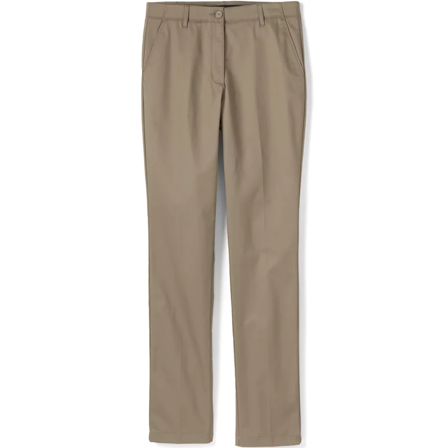School Uniform Women's Slim Leg Chino Pants