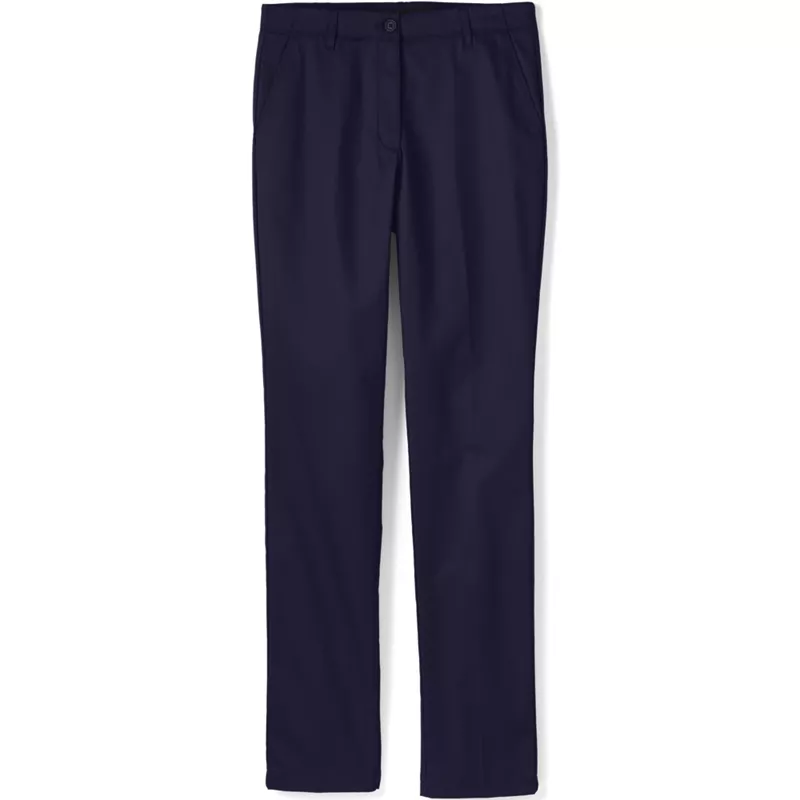 Women's Plus Size Slim Leg Chino Pants, Front