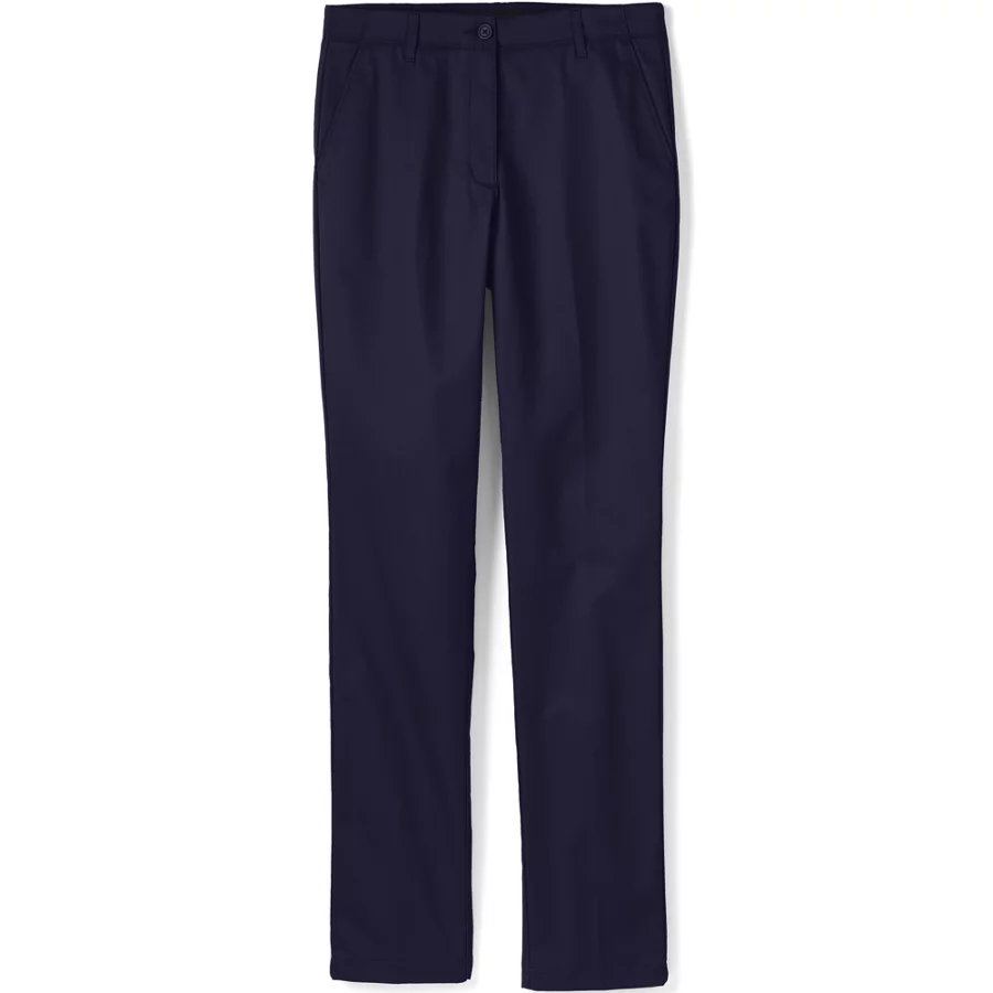School Uniform Women's Slim Leg Chino Pants view 1