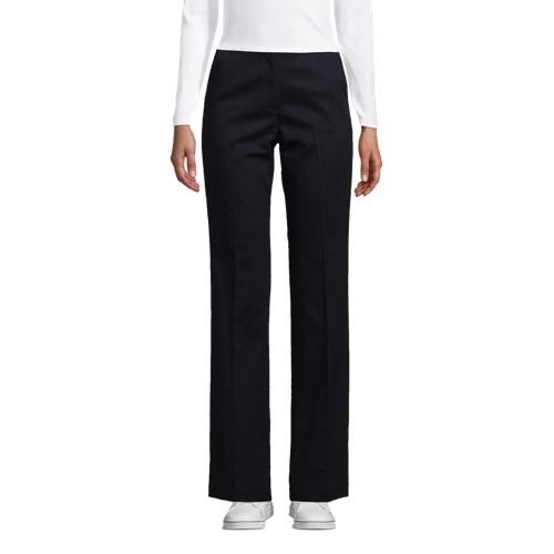 Women's Plain Front Blend Chino Pants