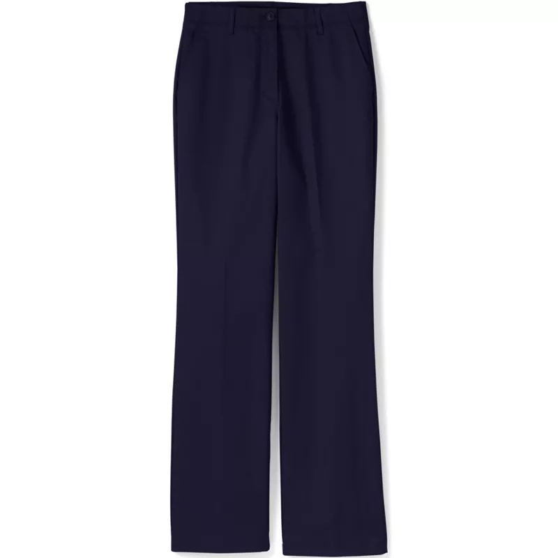 Women's Plus Size Straight Leg Chino Pants, Front