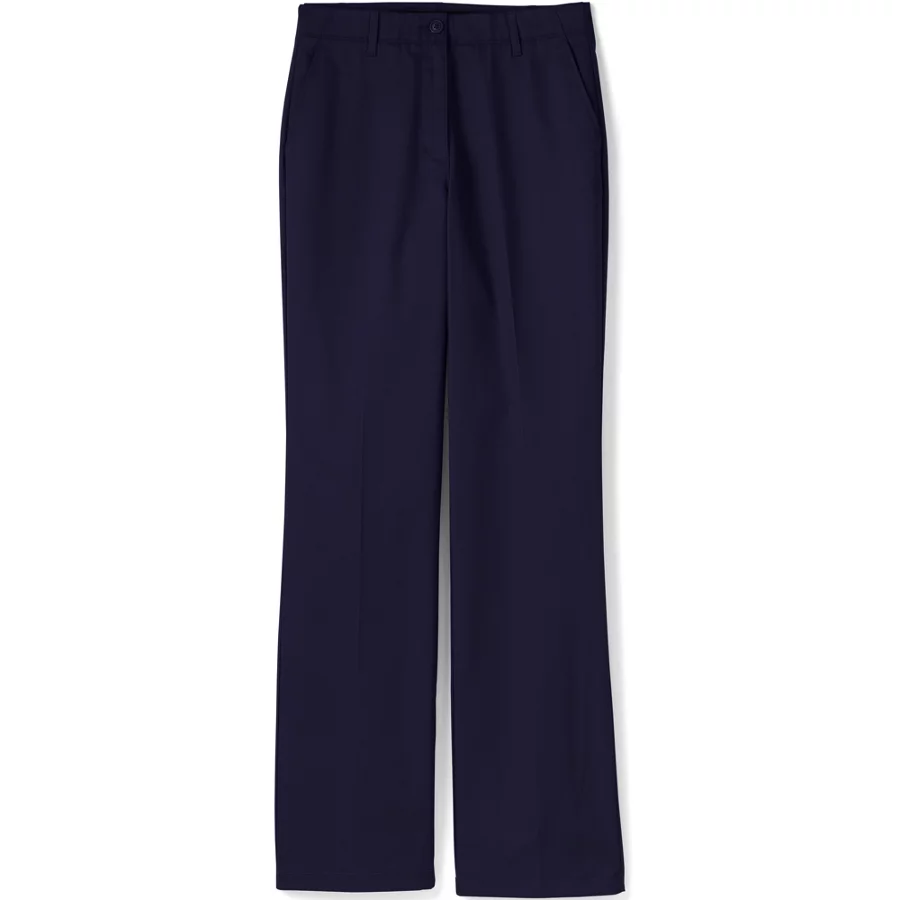 School Uniform Women's Straight Leg Chino Pants view 1