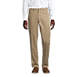 Men's Traditional Fit Plain Front Chino Pants, Front