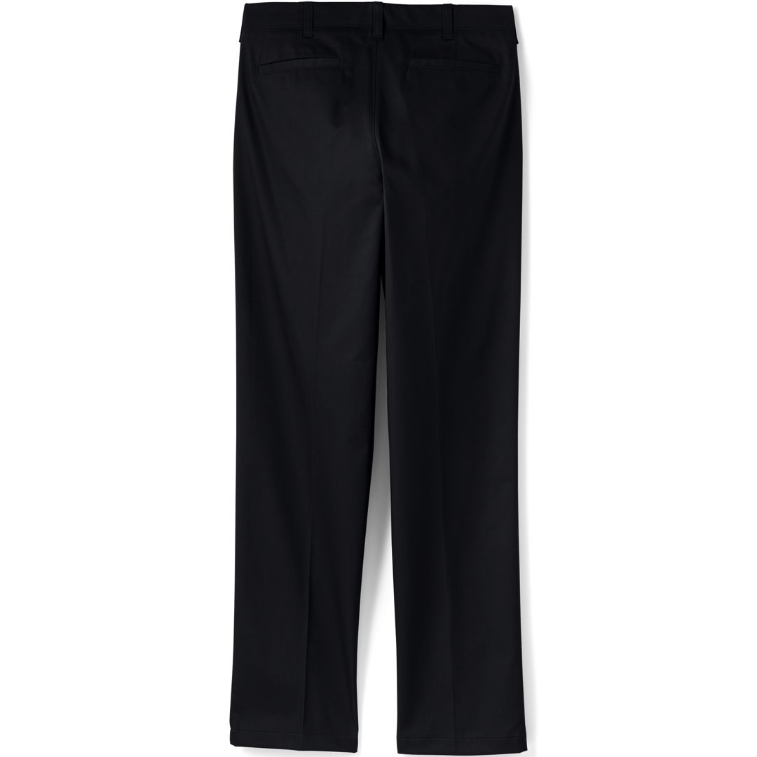 School Uniform Men's Traditional Fit Plain Front Chino Pants