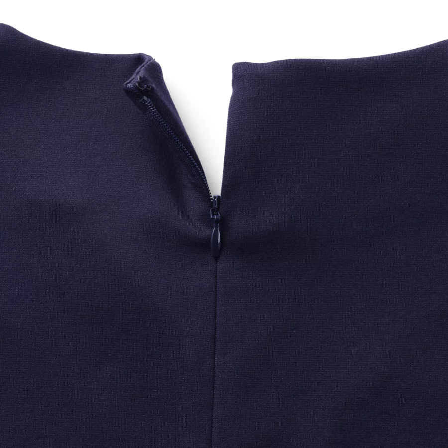 Women's Ponte 34 Sleeve Split Neck Shift Dress view 2