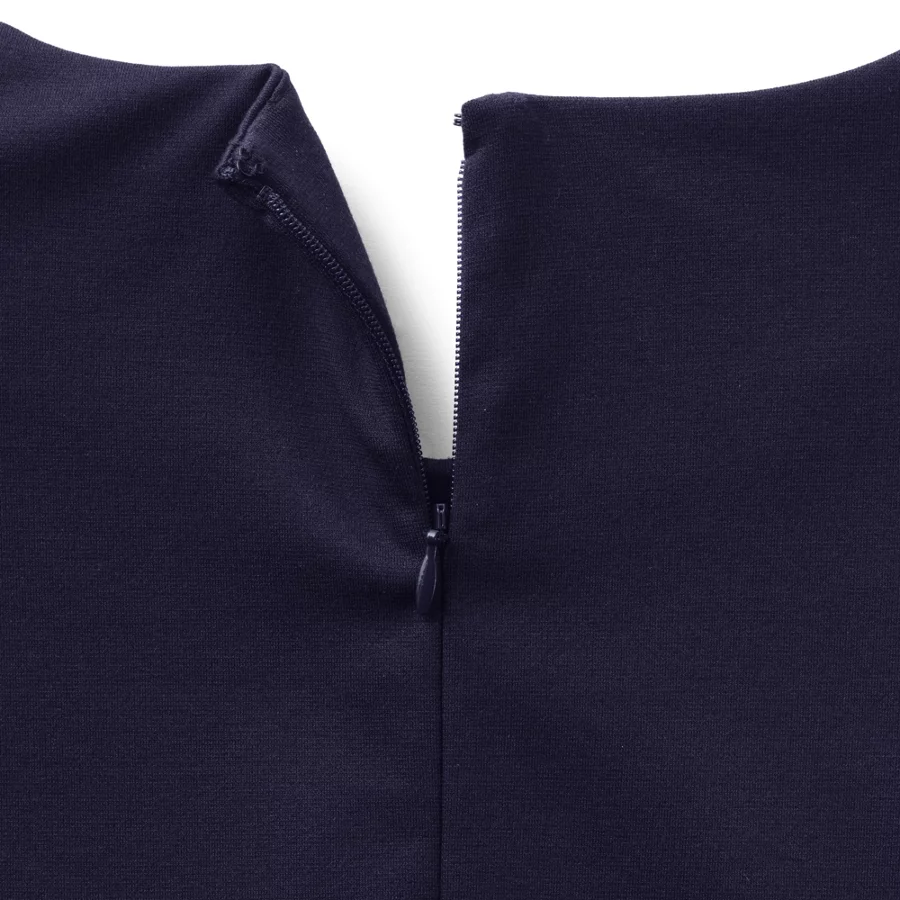 Women's Short Sleeve Ponte Dress view 2