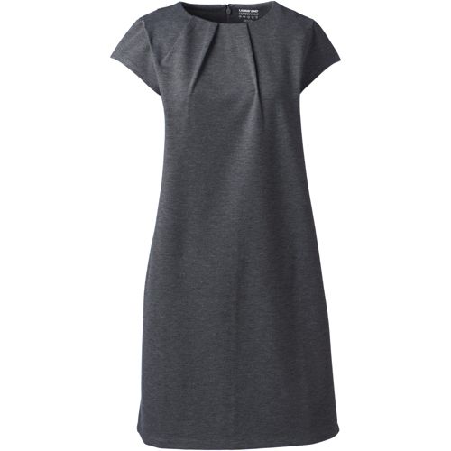 Women's Short Sleeve Ponte Dress