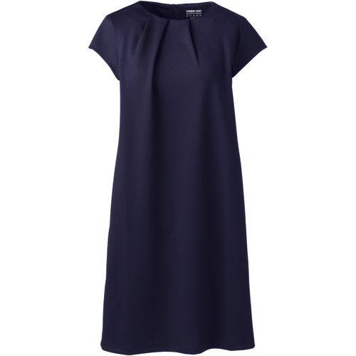 Women's Short Sleeve Ponte Dress