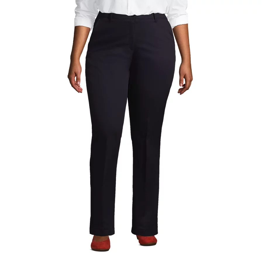 School Uniform Women's Slim Leg Chino Pants view 3