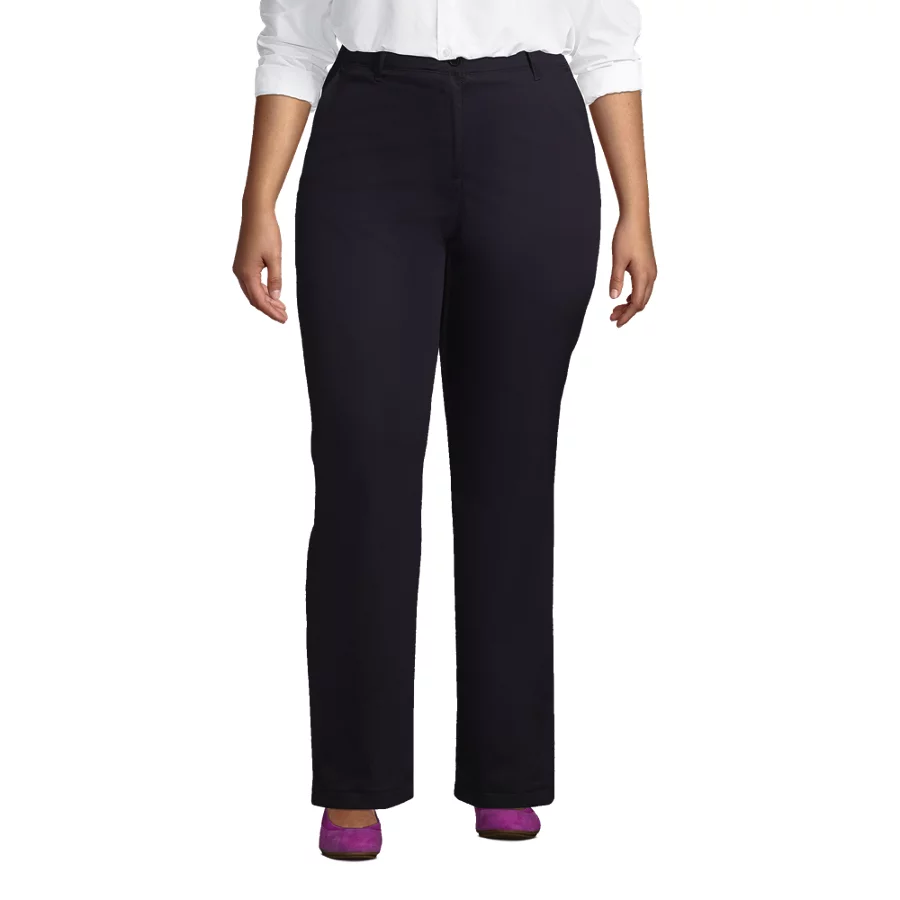 School Uniform Women's Straight Leg Chino Pants view 2