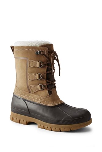 Lands end 2025 mens boots snow