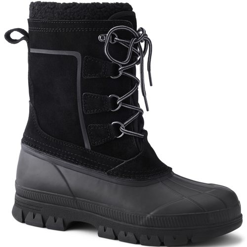 Men's Expedition Suede Insulated Winter Snow Boots