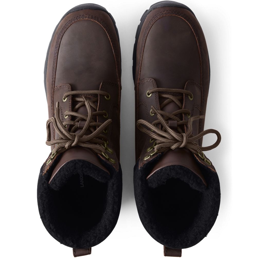 Men's All Weather Leather Insulated Winter Snow Boots | Lands' End