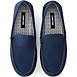 Men's Suede Leather Flannel Lined Moccasin Slippers, Front