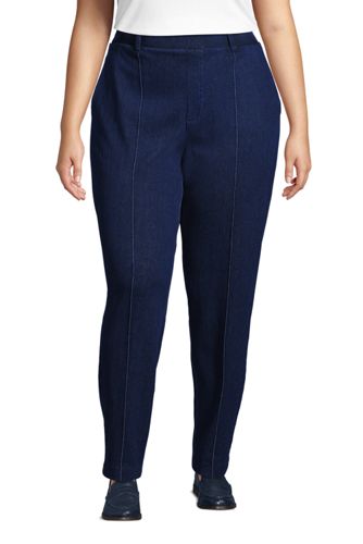 plus size knit pants elastic waist