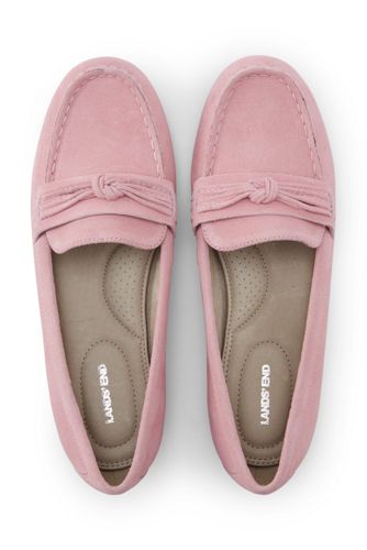womens leather slip on loafers