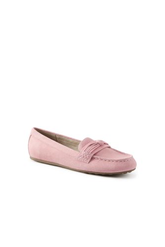 women's casual leather slip on shoes