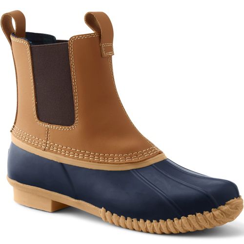 Lands end lined store duck boots