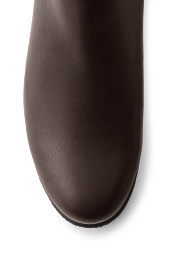 womens leather booties wide width