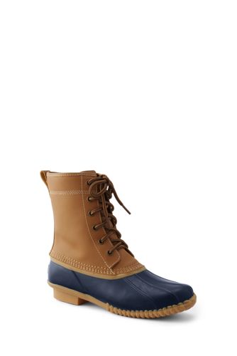 Lands end 2025 lined duck boots