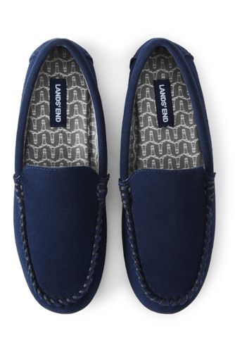 lined moccasin slippers