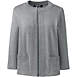 Women's Plus Size Cotton Modal 3/4 Sleeve Novelty Stitch Trim Cardigan Sweater, Front