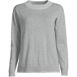 Women's Fine Gauge Cotton Crewneck Sweater, Front