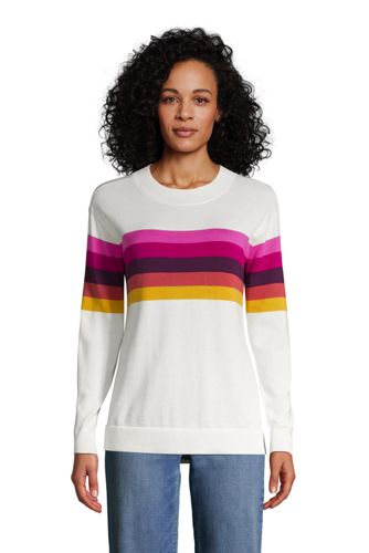 lands end women's cotton sweaters