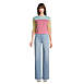 Women's Fine Gauge Cotton Crewneck Sweater - Founders Stripe, alternative image
