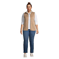 Women's Plus Size Sweater Fleece Vest, alternative image