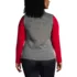 Women's Plus Size Sweater Fleece Vest, Back