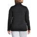 School Uniform Women's Plus Size Sweater Fleece Quarter Zip Pullover, Back