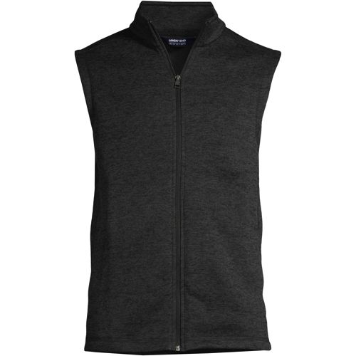 lunhaifi Men's Fleece Vest Work Daily Leisure,Thickened Stand Collar Zipper  Sleeveless Sweater Vest,Men's Fleece Vest (Black,M) at  Men's  Clothing store