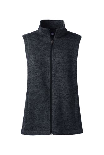 women's plus size fleece vests