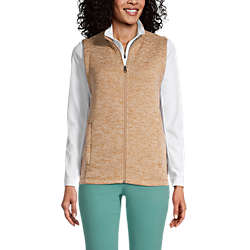 Women's Sweater Fleece Vest, Front