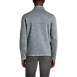 Men's Sweater Fleece Quarter Zip Pullover, Back