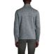 Men's Sweater Fleece Quarter Zip Pullover, Back