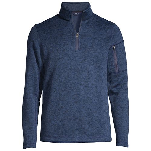 Mens fleece sales pullover shirts