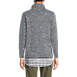 School Uniform Women's Sweater Fleece Quarter Zip Pullover, Back
