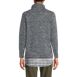 Women's Sweater Fleece Quarter Zip Pullover, Back