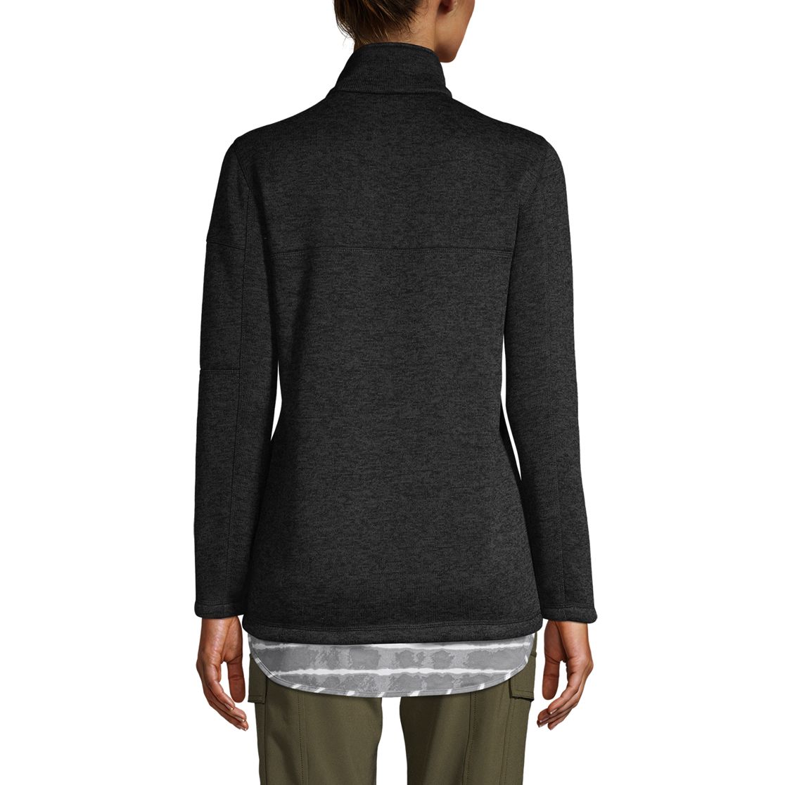 Women's Sweater Fleece Quarter Zip Pullover