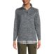 Women's Sweater Fleece Quarter Zip Pullover, Front