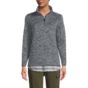 Women's Sweater Fleece Quarter Zip Pullover