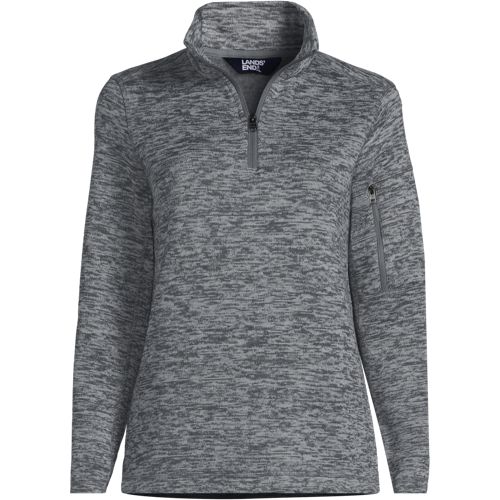 White Fleece Cady Quarter Zip